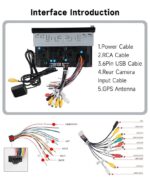 Poste Écran Carplay sans Fil Autoradio 1 DIN Android Auto Wireless  6,9" 1+32G – Image 4