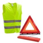 Pack de sécurité triangle d'urgence + gilet jaune – Image 2