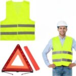 Pack de sécurité triangle d'urgence + gilet jaune