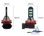 Kit de 2 ampoules de phares LED pour voiture H11/H8/H9, 110 W, 20 000 lm – Image 3