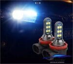 Kit de 2 ampoules de phares LED pour voiture H11/H8/H9, 110 W, 20 000 lm