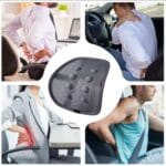 Support lombaire avec maille respirant Noir/Gris – Image 2