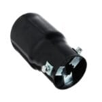 Embout d'échappement en acier inoxydable Noir/Chromé – Image 5