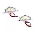 2Pcs feu plaque d'immatriculation 6LED 12-24V – Image 2