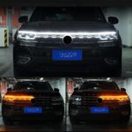 Led capot feu de jour et clignotant dynamique 1,5m