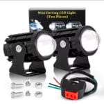Led antibrouillard pour moto blanc et jaune – Image 5