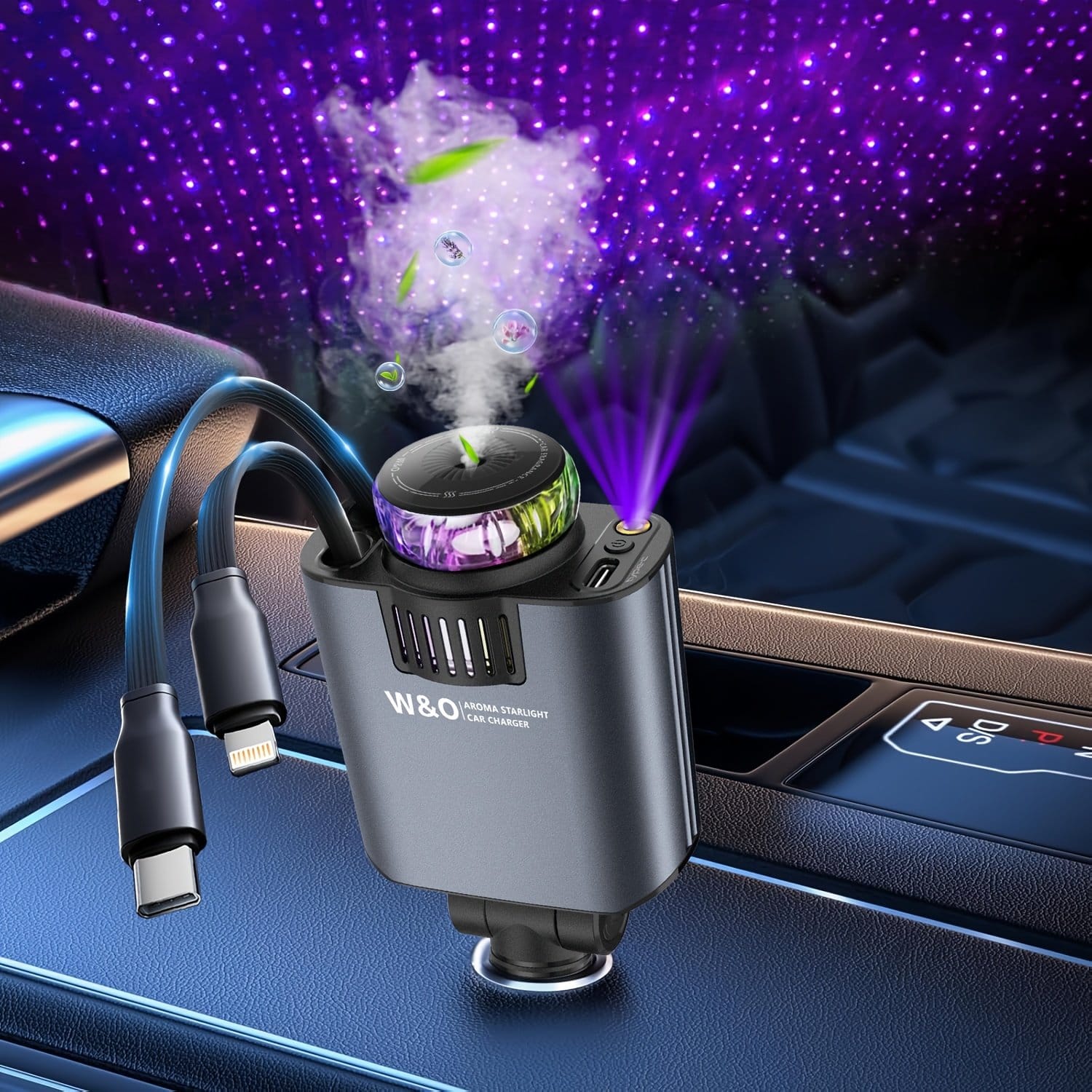 1000052801.jpg Chargeur de voiture Starlight Multifonctions 5en1 – Image 1