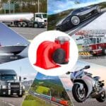 Klaxon d'air de voiture 12V 115dB rouge Compact double ton – Image 5