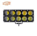 2pcs Projecteur antibrouillard à 10 lentille (blanc+jaune) – Image 5