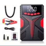Booster batterie et compresseur multifonctions 4en1 8000mAh