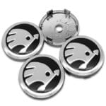4pcs  capuchon de moyeu central de roue skôda – Image 4