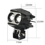 2pcs Phare universel  antibrouillard, projecteur pour moto – Image 4
