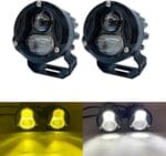 2pcs Led loupe antibrouillard pour Moto