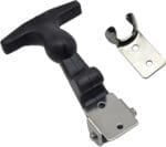 2pcs attache capot caoutchouc avec support