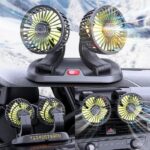 Ventilateur de voiture à double tête – Image 4