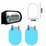 Paire Film étanche Rétroviseur vue latérale verre Anti-pluie – Image 3