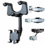 Support de téléphone de voiture rotatif et rétractable