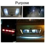 2Pcs LED W5W T10 Ampoules de voiture 5-9SMD – Image 3