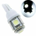 2Pcs LED W5W T10 Ampoules de voiture 5-9SMD