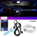 Lumières d'intérieur de voiture USB 2m