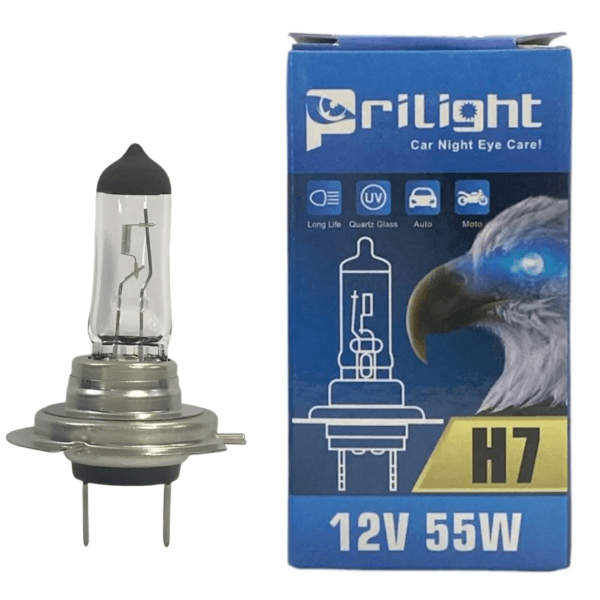 Lampe Halogène H7 Prilight 12V 55W – Éclairage Standard Puissant