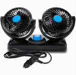 Ventilateur De Voiture 12v Doubles Têtes Rotatives