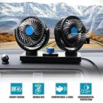 Ventilateur De Voiture 12v Doubles Têtes Rotatives – Image 4