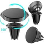 Support Téléphone Voiture Magnétique Universel Ventilation Rotation 360° à Grille