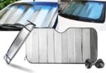 Pare-soleil de pare-brise, protection solaire de voiture, 150cm X 70cm – Image 3