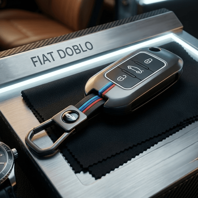 Couvre Clé Fiat Doblo en Métal Premium – Protection Blindée & Design Luxe