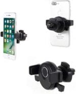 Support Téléphone Voiture – Fixation Stable sur Grille d'Aération