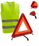 Pack Sécurité Triangle d'Urgence Metal & Gilet Jaune – Image 2